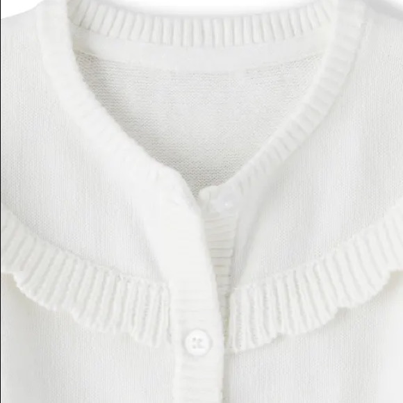 Girls Ruffle Cardigan - Spring Jubilee - Picture 2 of 3